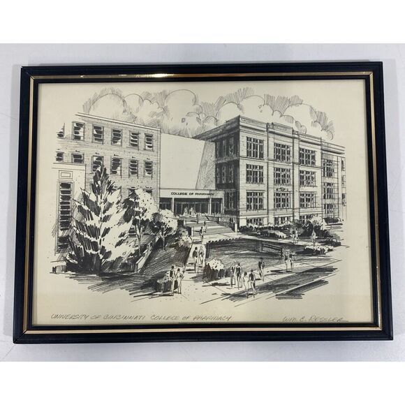 William C Ressler University Of Cincinnati College Of Pharmacy architecture draw - Picture 1 of 6
